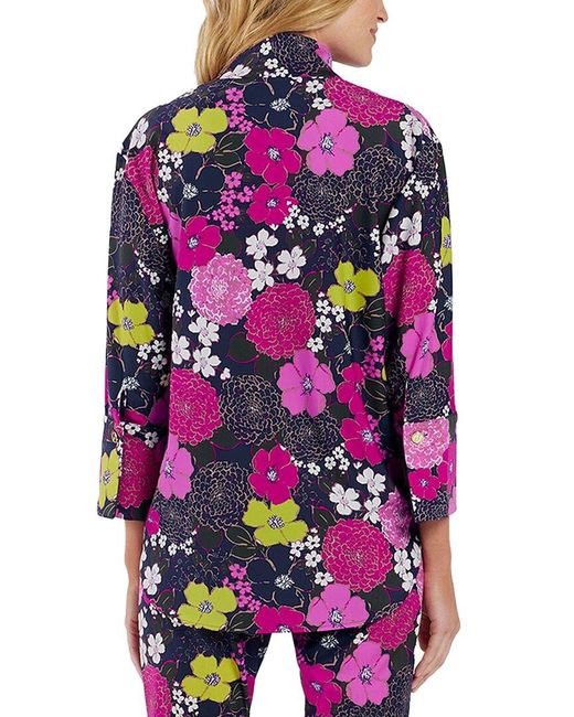 Jude Connally Purple Belinda Pullover Top