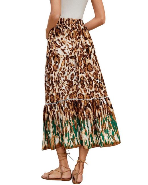 ENJOY PETRA Multicolor Midi Skirt