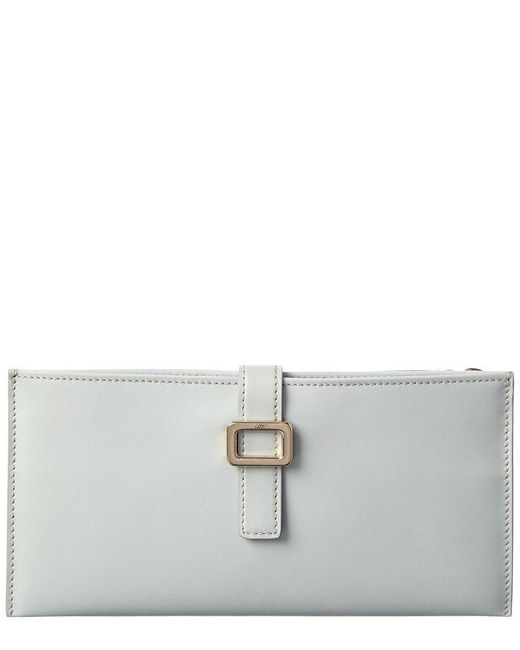 Roger Vivier Gray Leather Wallet