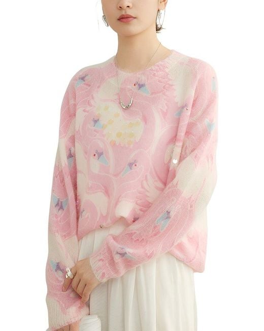 Vincent Pink Sweater