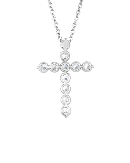 Lab Grown Diamonds White 14K 2.00 Ct. Tw. Lab-Grown Diamond Cross Pendant