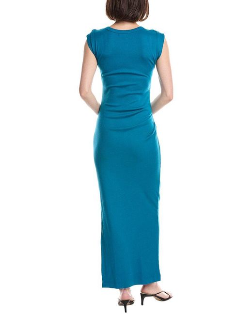 Michael Stars Blue Calliope Maxi Dress