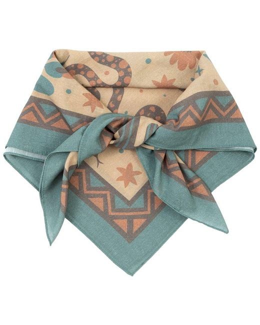 Saachi Metallic Kalahari Oversized Bandana