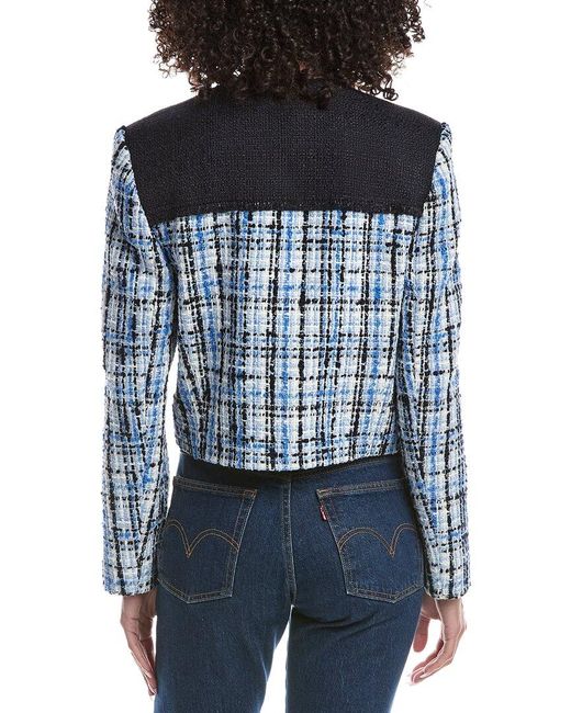 Boss Blue Josola Tweed Jacket