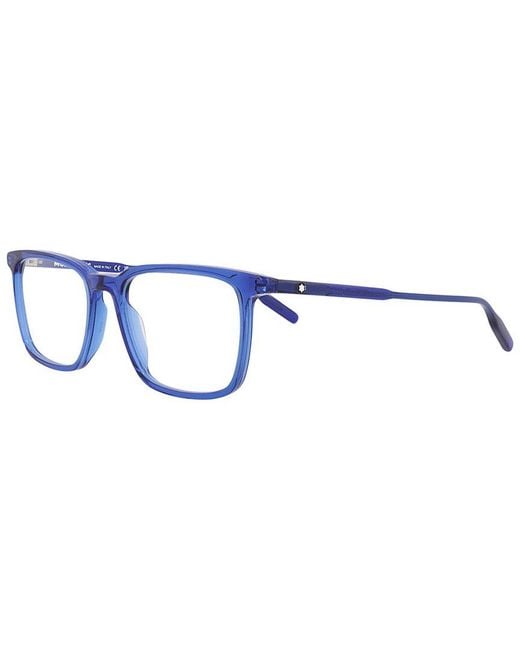 Montblanc Blue Mb0197O 53Mm Optical Frames for men