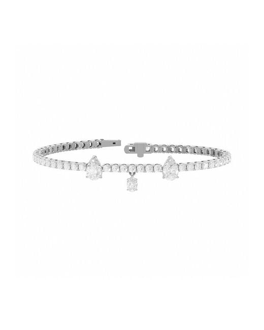 Lab Grown Diamonds White 14K 6.99 Ct. Tw. Lab-Grown Diamond Bracelet