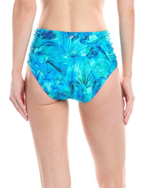 Next Blue High-Waist Chopra Full Tab Bikini Bottom