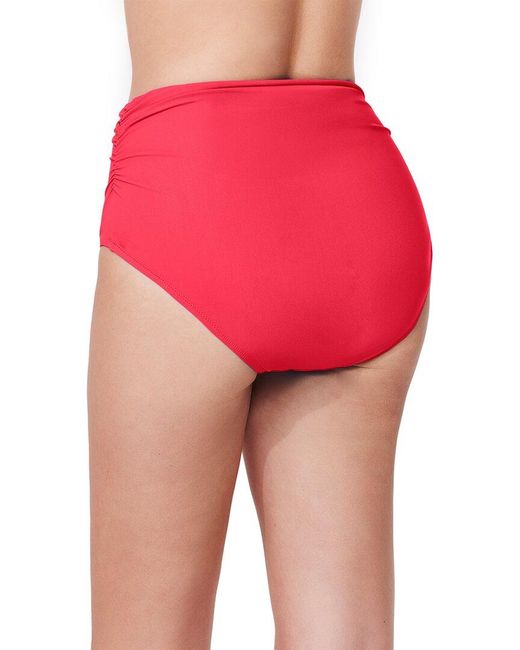 Gottex Red High Waist Bottom