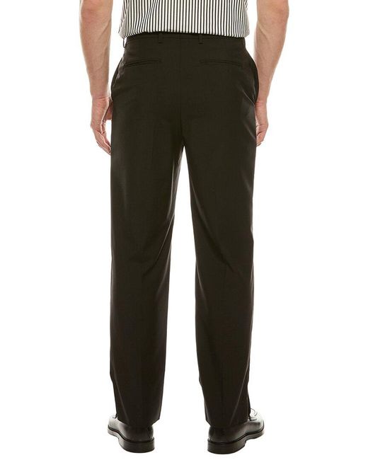 Valentino Black Wool & Mohair-Blend Pant for men