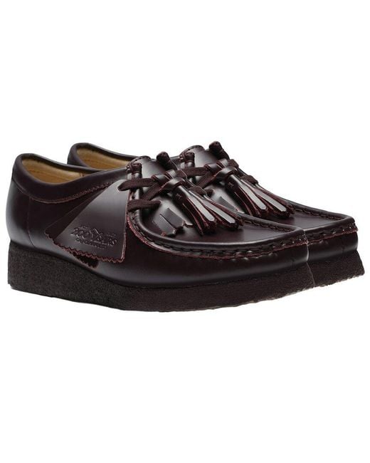 Clarks Black Wallabee Leather Moccasin