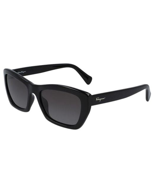 Ferragamo Black Sf958s 55mm Sunglasses