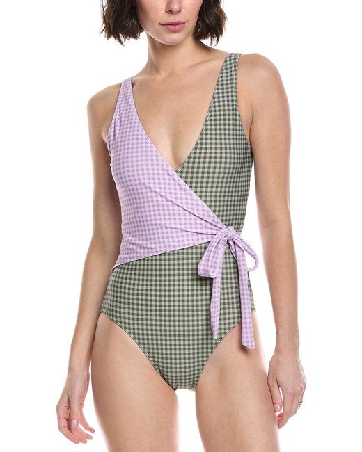 summersalt Purple The Perfect Wrap One-Piece