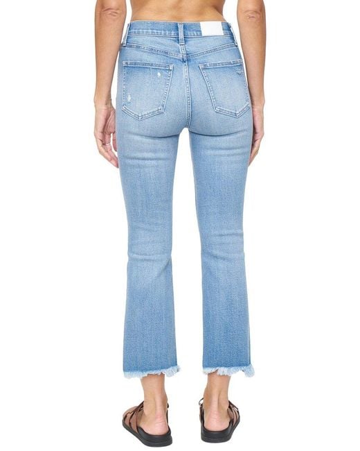 Pistola Blue Lennon Empire Crop Boot Jean