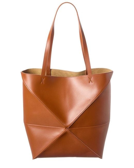 Loewe Brown Leather Tote