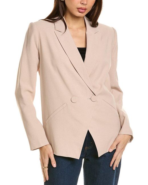 The Sei Natural Twill Blazer