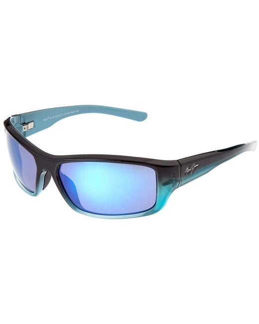 Maui Jim Blue Barrier Reef 62Mm Sunglasses for men