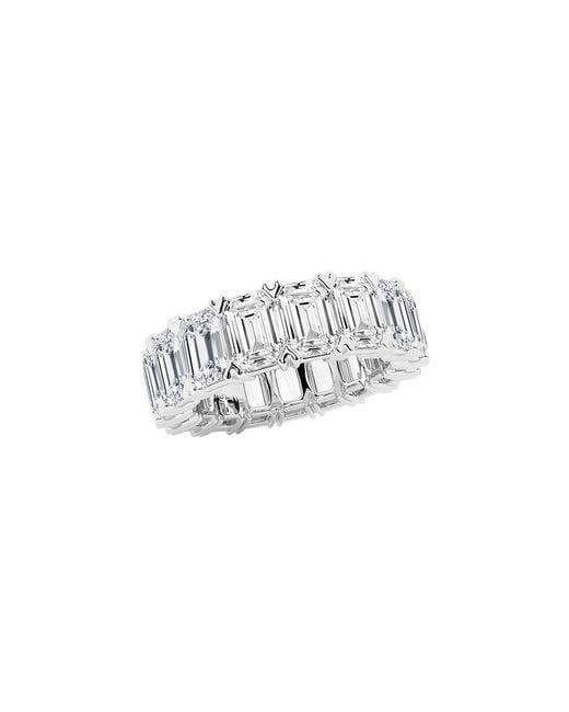 Lab Grown Diamonds White 14K 10.00 Ct. Tw. Lab Grown Diamond Eternity Ring