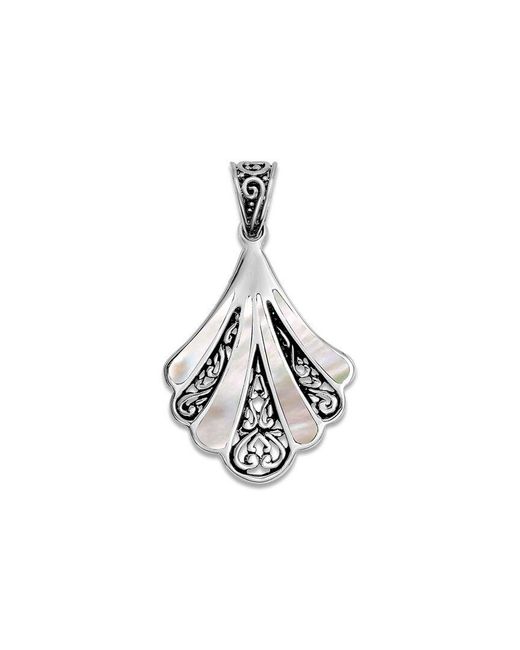 Samuel B. White Pearl Fan Pendant