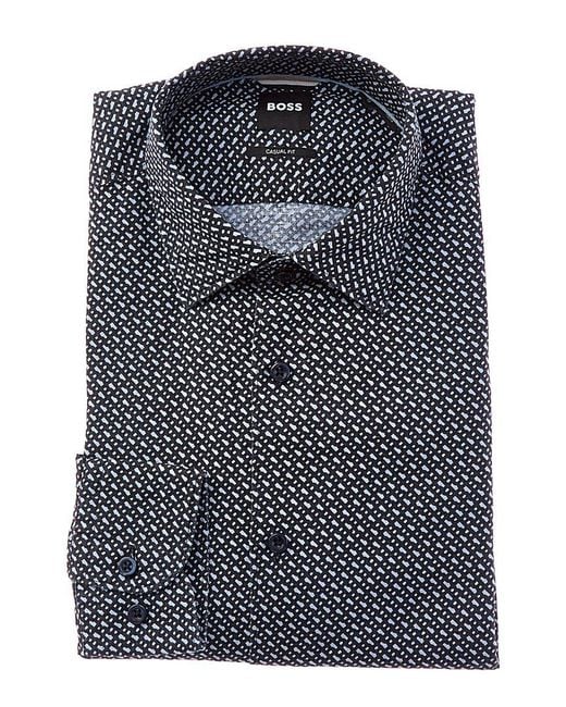 Boss Blue Hal Kent Shirt for men