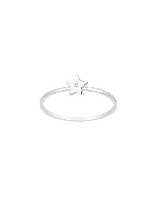 Ariana Rabbani White 14k 0.01 Ct. Tw. Diamond Star Ring
