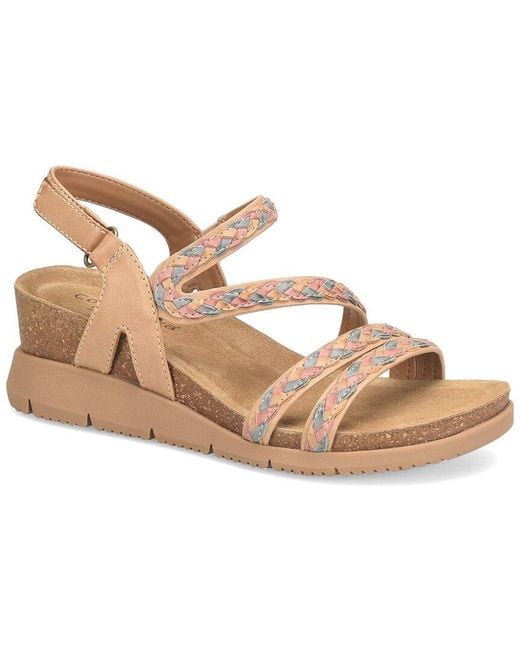 Comfortiva Natural Silvia Leather Sandal