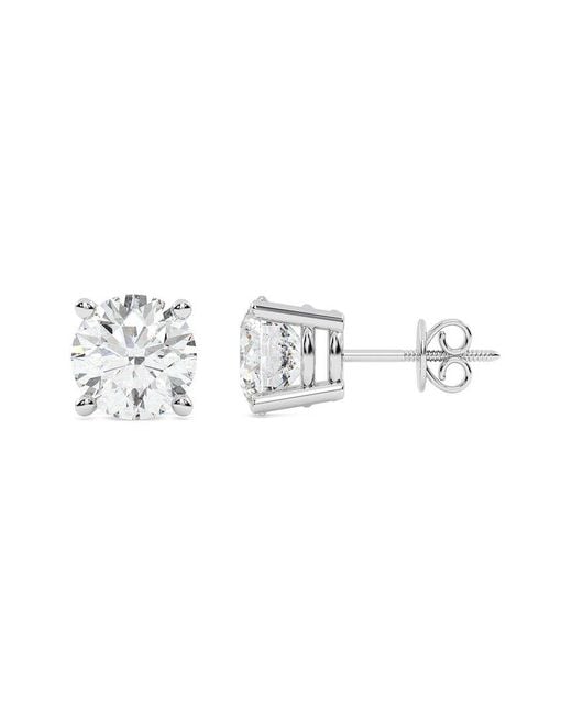 Lab Grown Diamonds White 14K 5.00 Ct. Tw. Lab-Grown Diamond Earrings
