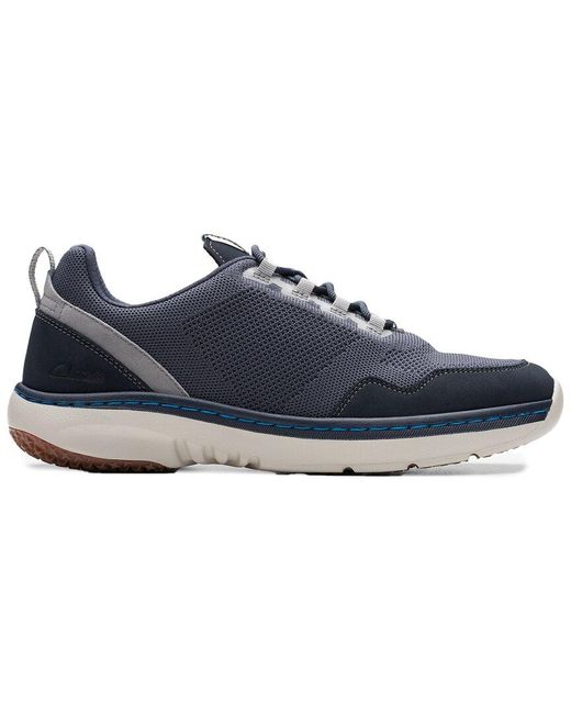 Clarks Blue Pro Knit Shoe for men