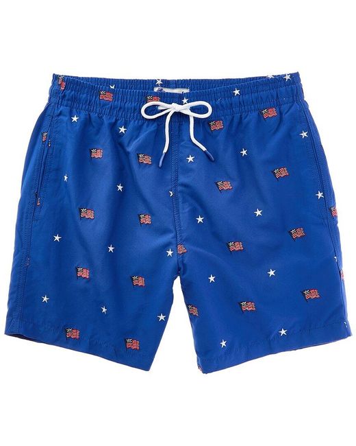 Trunks Surf & Swim Blue Sano Swim Trunk for men