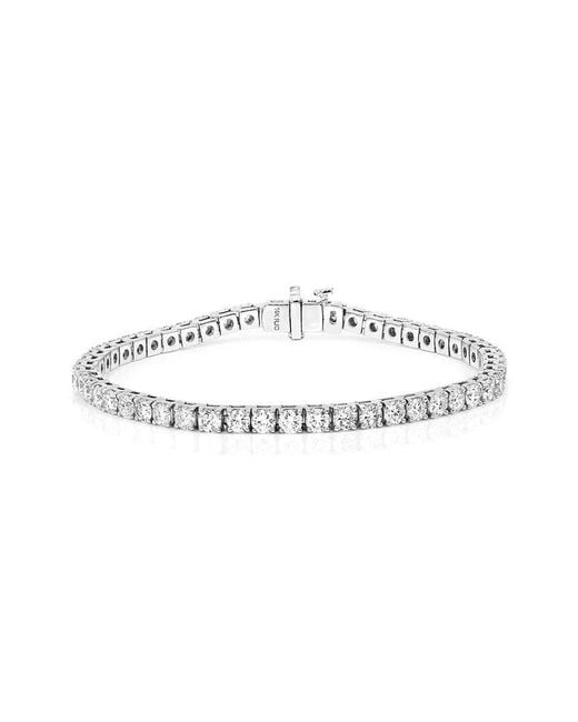 Amairah White 14K 7.00 Ct. Tw. Lab-Grown Diamond Tennis Bracelet