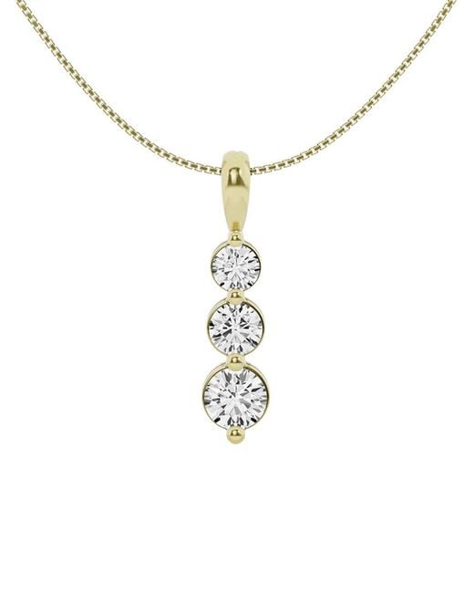 Lab Grown Diamonds White 14K 2.00 Ct. Tw. Lab Grown Diamond Pendant Necklace