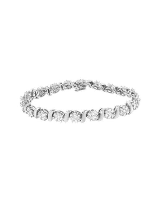 Haus of Brilliance White 14K 5.23 Ct. Tw. Diamond Link Bracelet