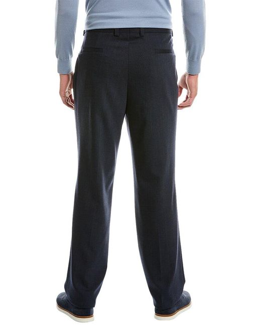 Boss Black Glencheck Wool-blend Trouser for men
