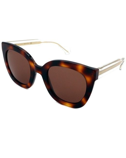 Gucci Brown Gg0564S 51Mm Sunglasses