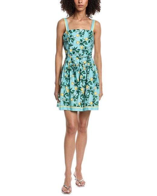 Julia Jordan Blue Poplin Mini Dress