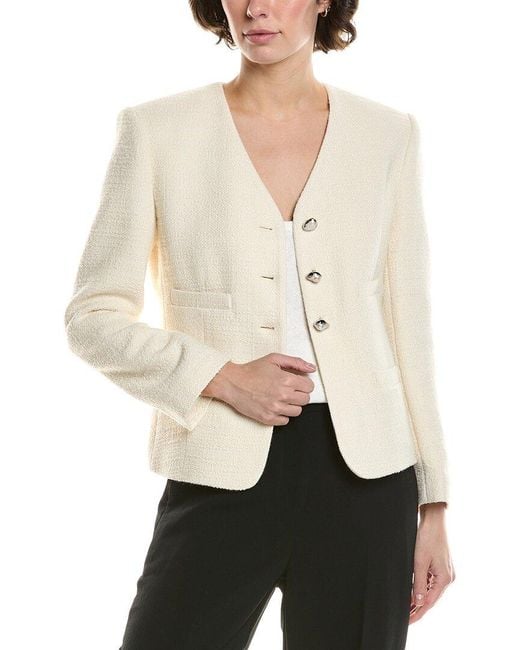 A.L.C. White Luca Wool-Blend Jacket