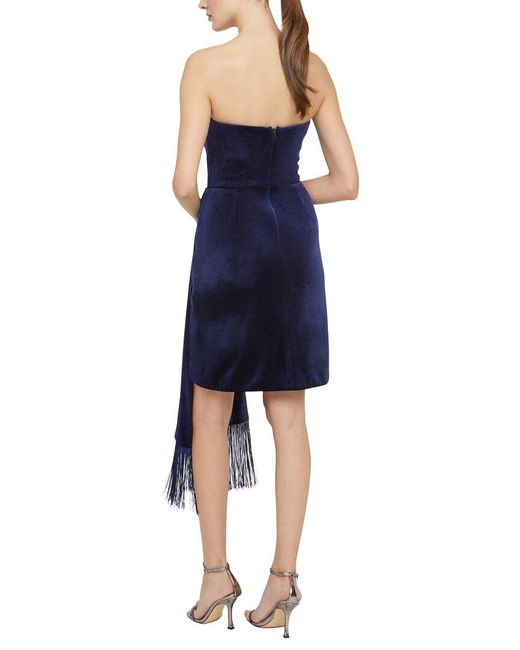 THEIA Blue Ursula High Low Dress