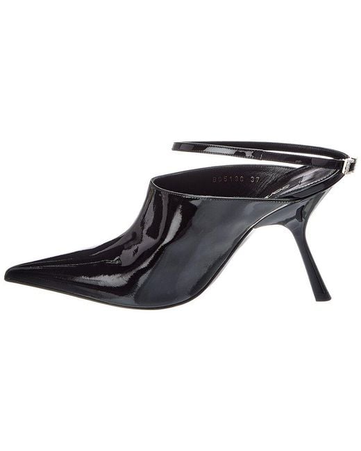Sergio Rossi Black Bella 100 Patent Pump