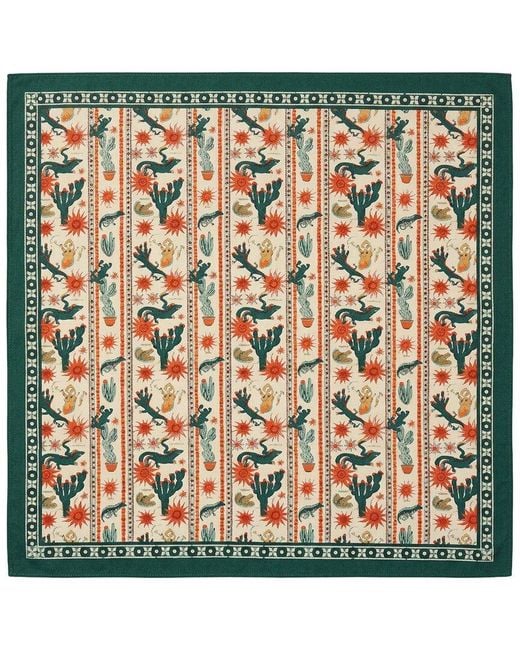 Saachi Green Cactus Bloom Bandana