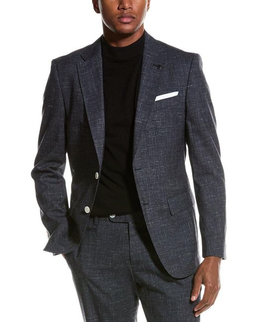 MUKZIN Black Handsome Long Loose Fit Suit Jacket