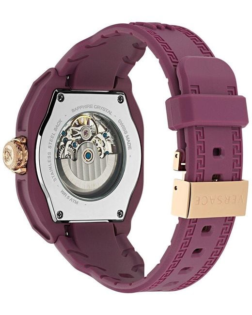 Versace Purple V-legend Watch for men