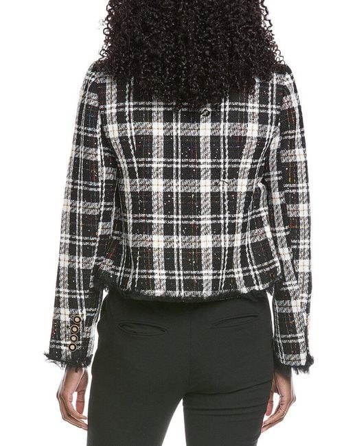 Walter Baker Black Nolita Tweed Jacket