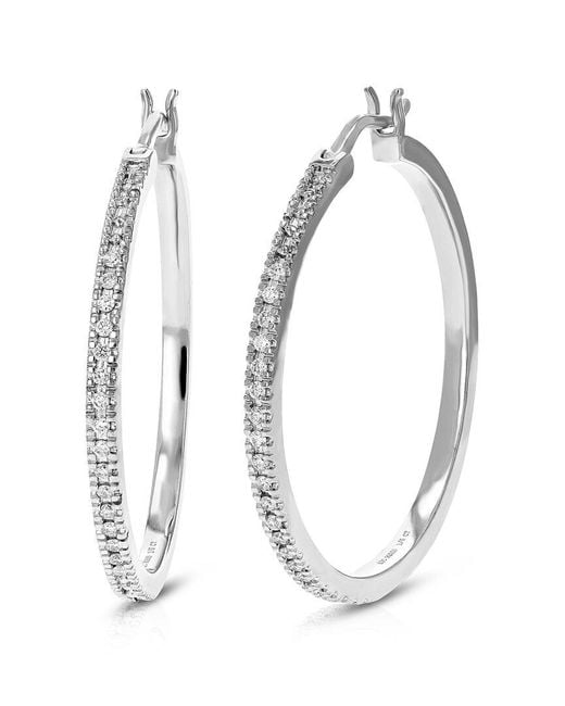 Amairah White 0.50 Ct. Tw. Lab-Grown Diamond Hoops