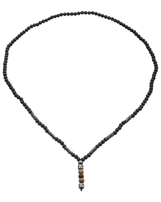 Eye Candy LA Metallic The Bold Collection Agate Buddha Necklace