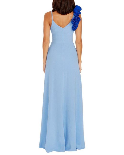 Dress the Population Blue Camelia Maxi Dress