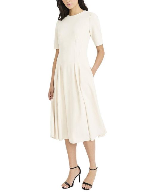 Maggy London Natural Midi Dress