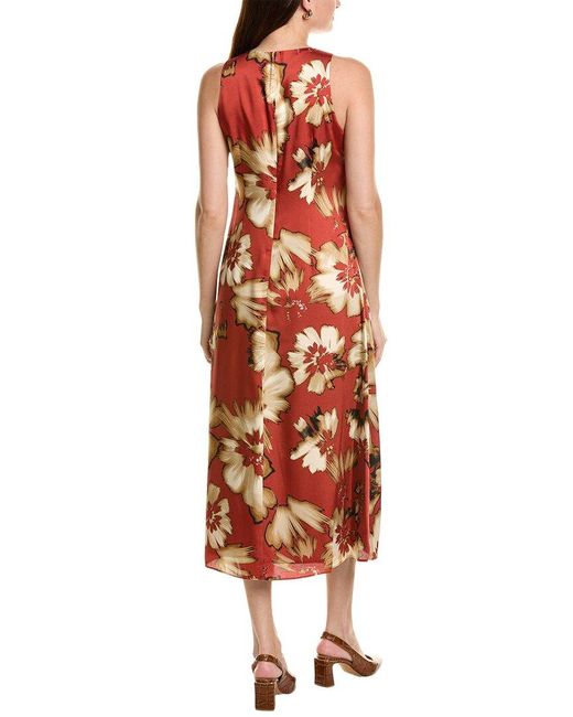 Anne Klein Red Midi Dress