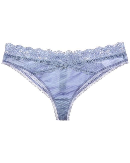 Passionata Blue Bklyn Lace Tanga