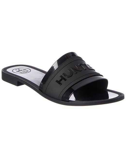 Hunter Black Marina Sandal