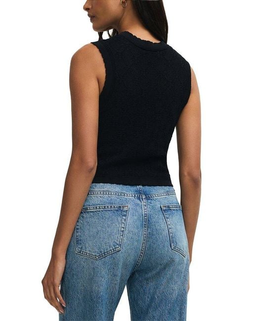 Z Supply Blue Ramona Sweater Tank Top