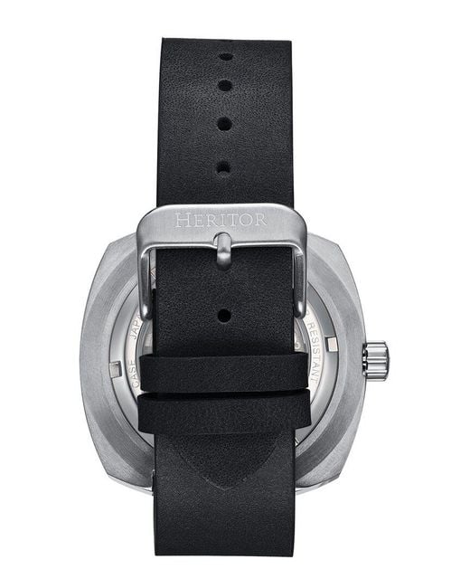 Heritor Gray Heritor Davenport Watch for men